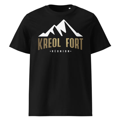 T-shirt unisexe Kréol Fort Blanc/Gold