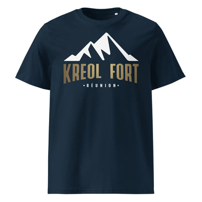 T-shirt unisexe Kréol Fort Blanc/Gold